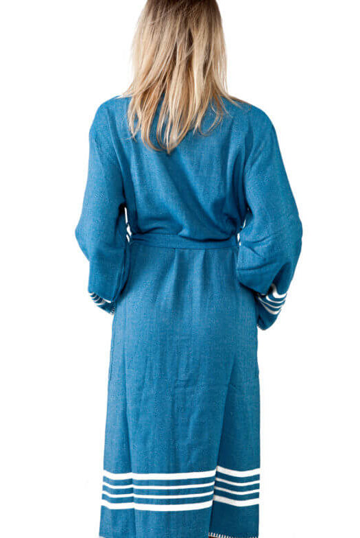FARMHOUSE PREMIUM KIMONO ROBE in color made of 100% Turkish cotton Turkish Towel by buldano in Turkey