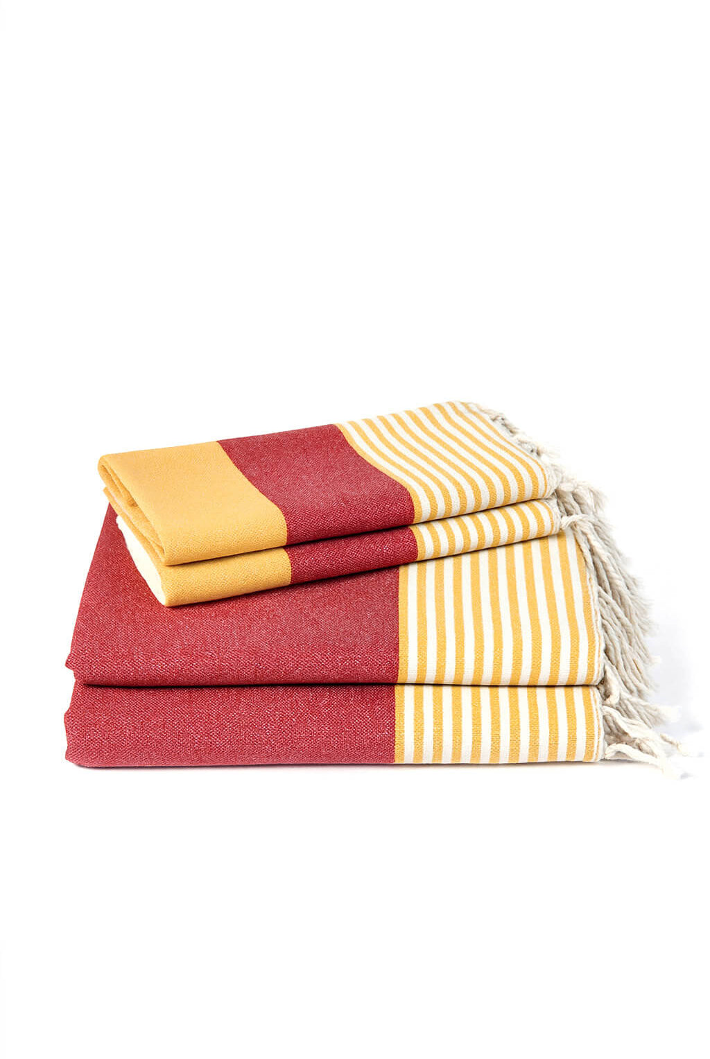 Yellow / Burgundy / Natural