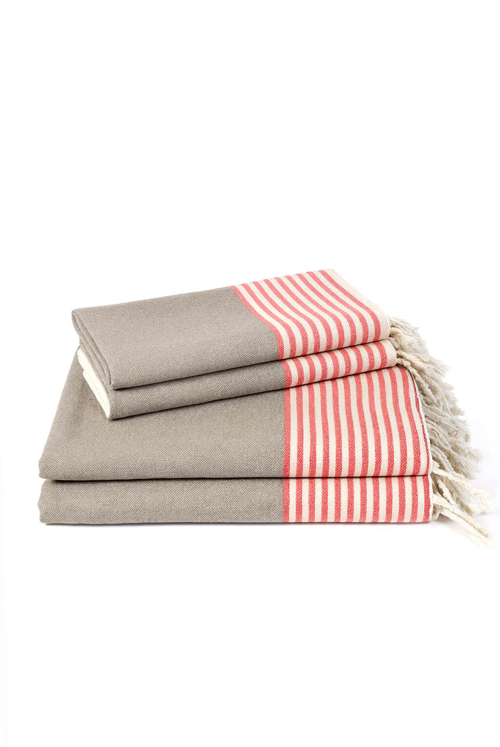 Red / Taupe / Natural