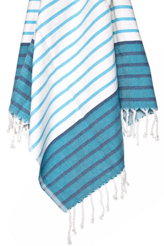 Nautical Collection Ocean Dream Turkish Towel in color made of 100% Turkish cotton Turkish Towel by buldano in Turkey