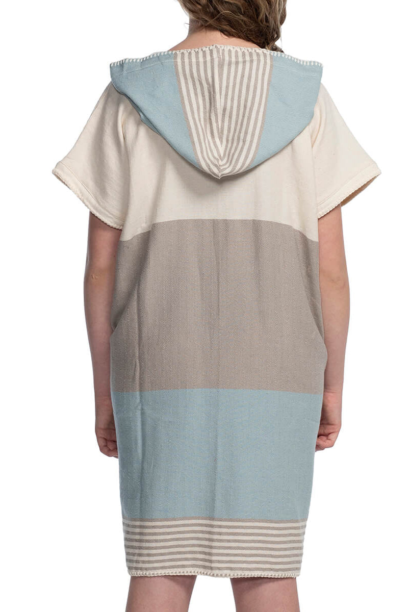 Multi Color Cover Up, Poncho in color made of 100% Turkish cotton Poncho by buldano in Turkey