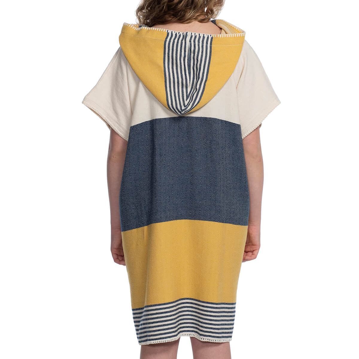 Multi Color Cover Up, Poncho in color made of 100% Turkish cotton Poncho by buldano in Turkey