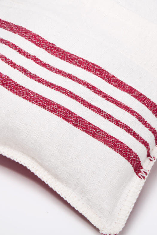 FARMHOUSE PILLOW COVER in color made of 100% Turkish cotton Pillow Cover by buldano in Turkey