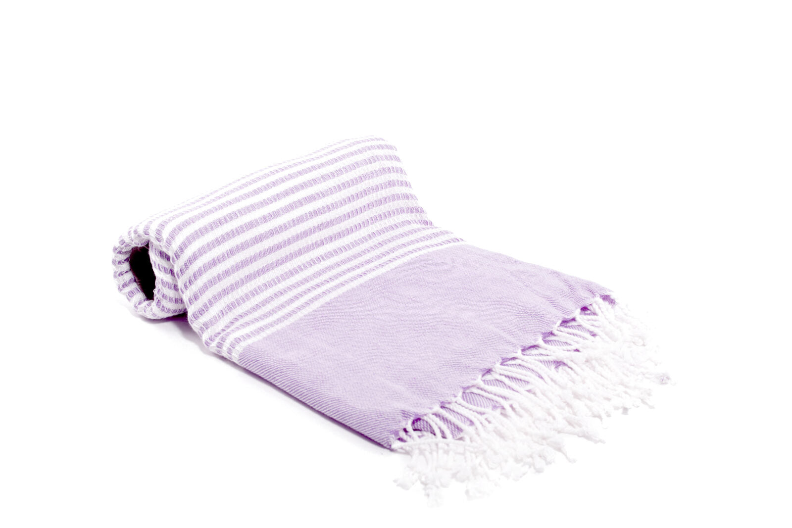Turkish Towel - SAMPLE SALE in Lilac color made of 100% Turkish cotton Turkish Towel by buldano in Turkey