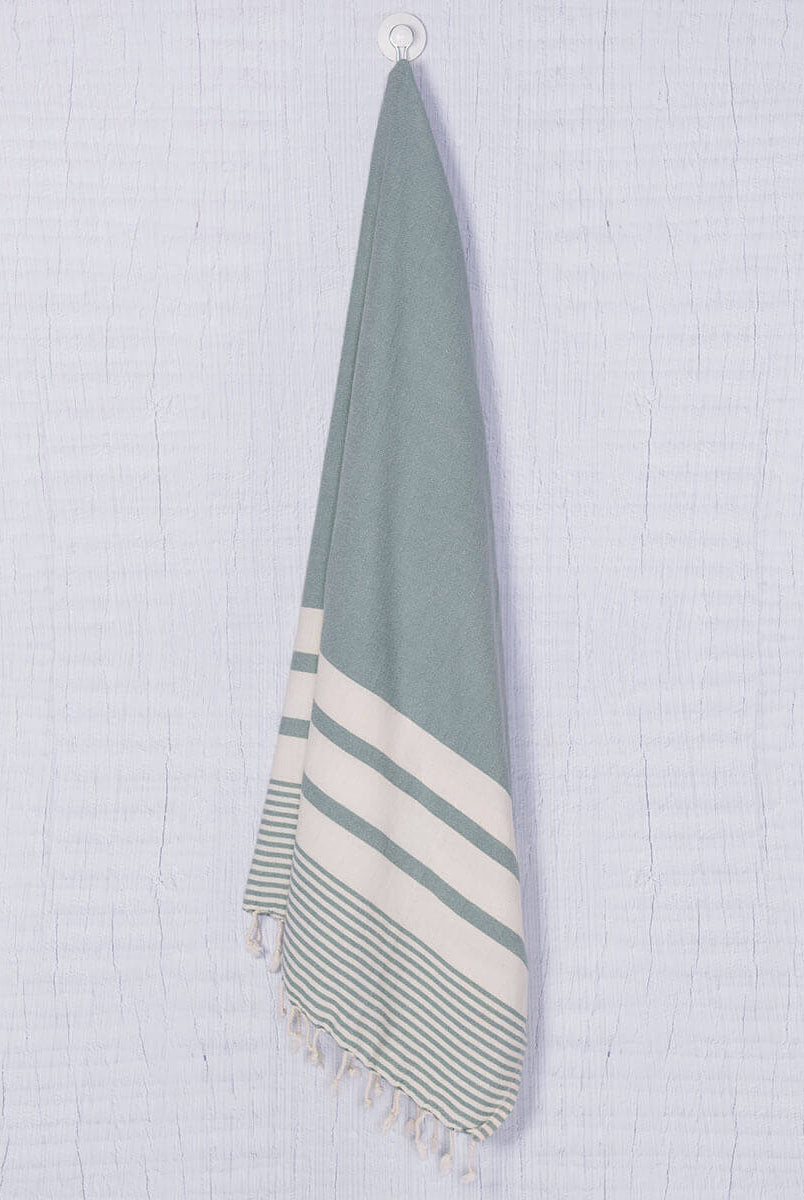 Multi Striped Turkish Towel in color made of 100% Turkish cotton Turkish Towel by buldano in Turkey