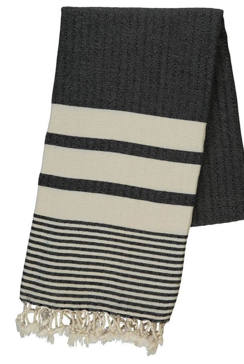 Multi Striped Turkish Towel in color made of 100% Turkish cotton Turkish Towel by buldano in Turkey