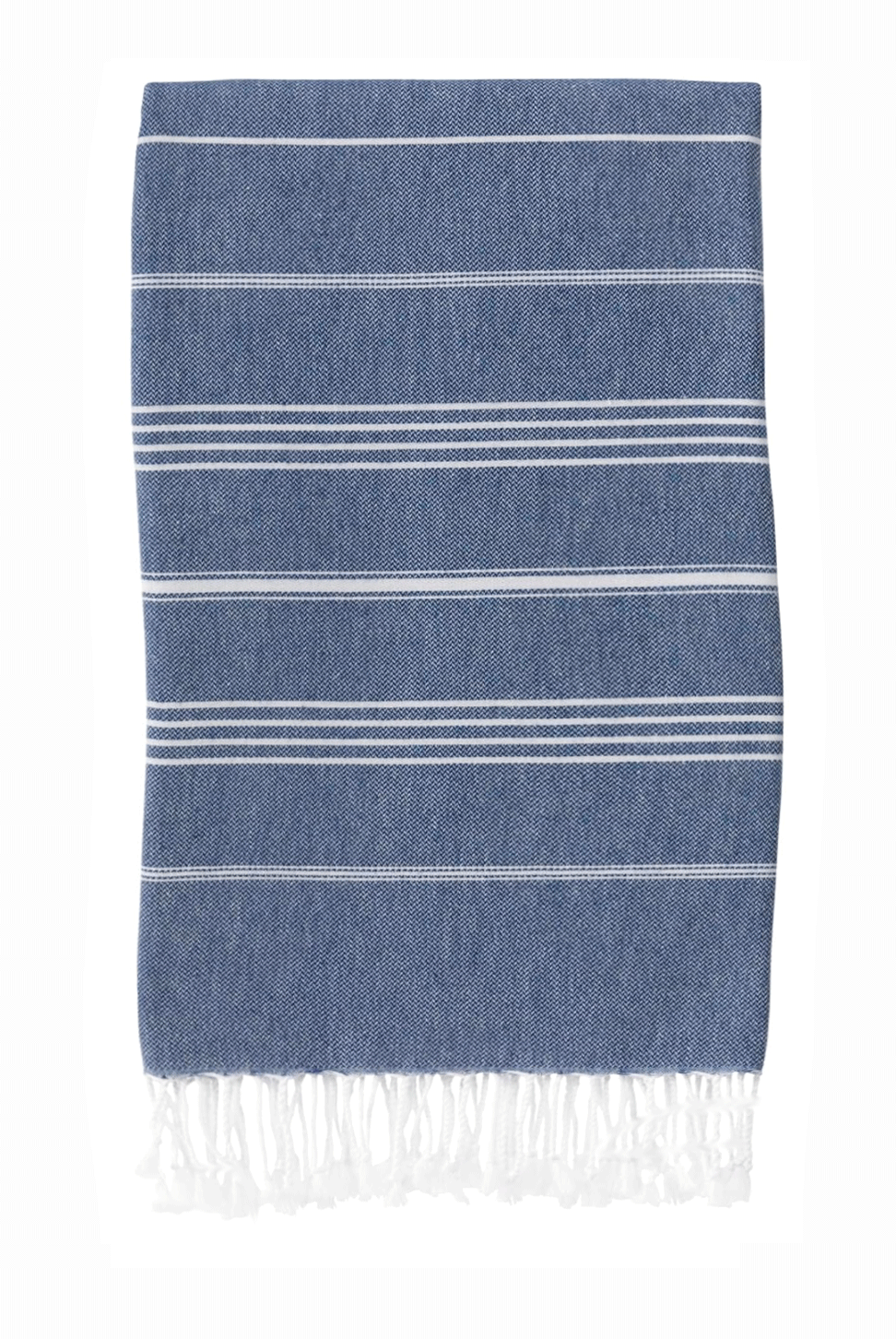 Classic Turkish Towel - Sample Sale in Navy color made of 100% Turkish cotton Turkish Towel by buldano in Turkey