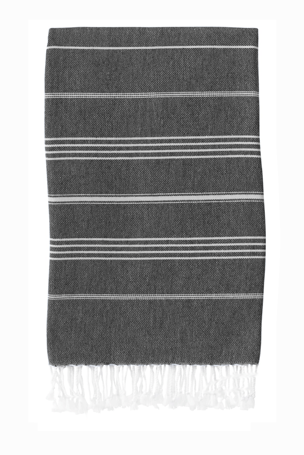 Classic Turkish Towel - Sample Sale in Black color made of 100% Turkish cotton Turkish Towel by buldano in Turkey