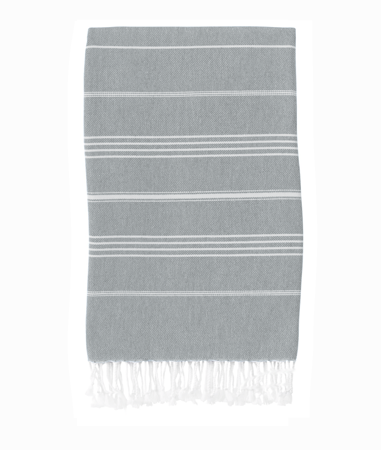 Classic Turkish Towel - Sample Sale in Light Grey color made of 100% Turkish cotton Turkish Towel by buldano in Turkey