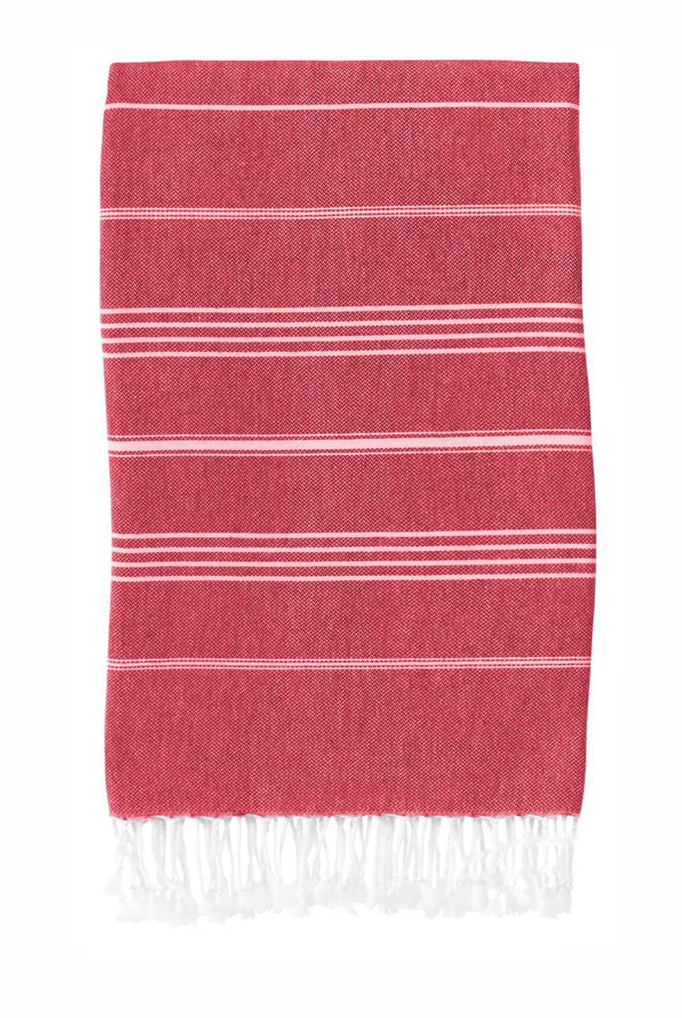 Classic Turkish Towel - Sample Sale in Red color made of 100% Turkish cotton Turkish Towel by buldano in Turkey