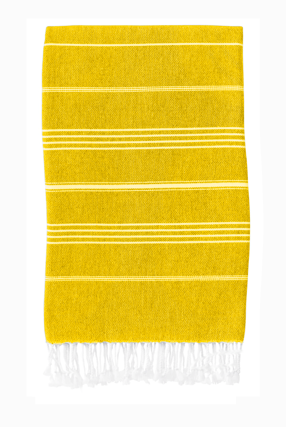 Classic Turkish Towel - Sample Sale in Yellow color made of 100% Turkish cotton Turkish Towel by buldano in Turkey
