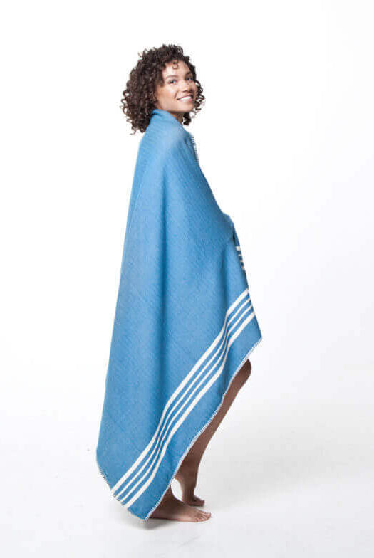 Farm House Turkish Towel without Fringe in color made of 100% Turkish cotton by buldano in Turkey