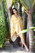 Farm House Turkish Towel without Fringe in color made of 100% Turkish cotton by buldano in Turkey