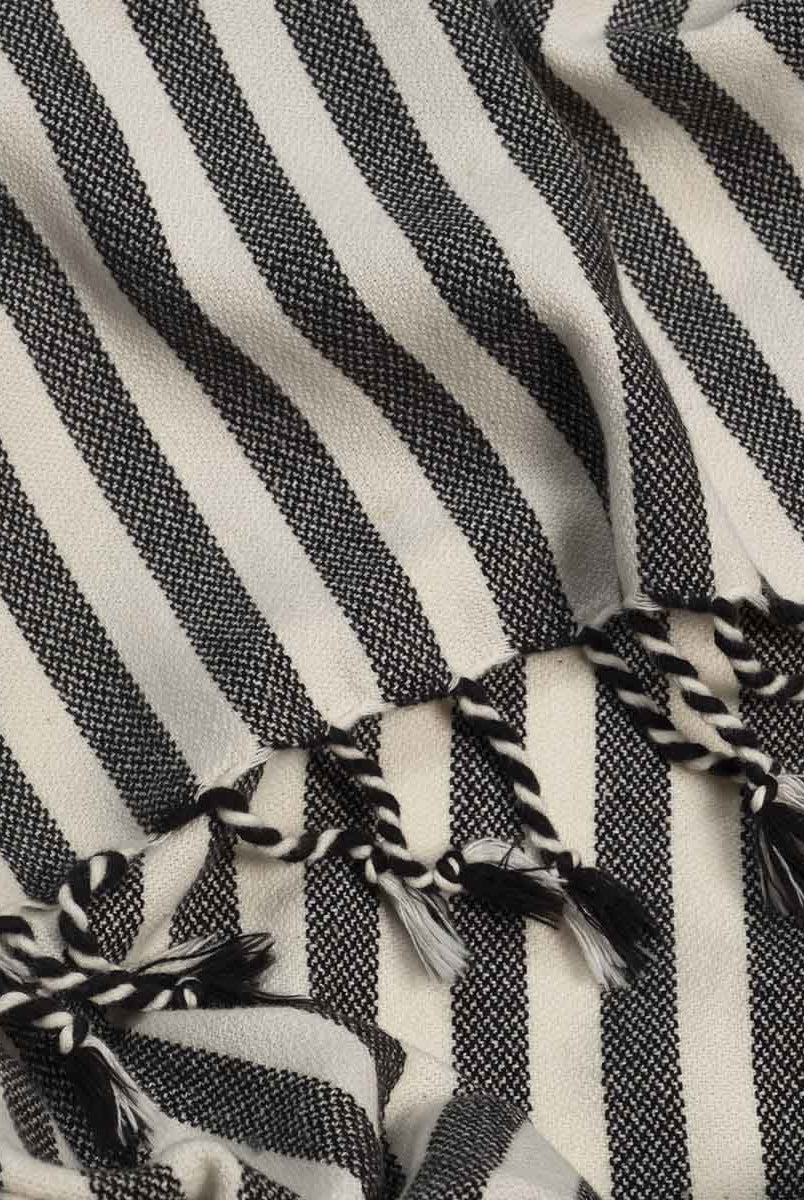 Vertical Striped Turkish Towel With Fringe in color made of 100% Turkish cotton Turkish Towel by buldano in Turkey