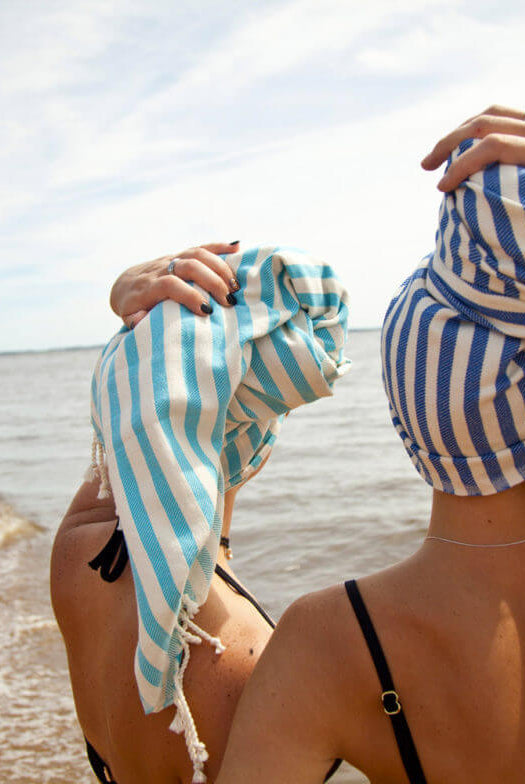 Striped Turkish Towel in color made of 100% Turkish cotton Turkish Towel by buldano in Turkey