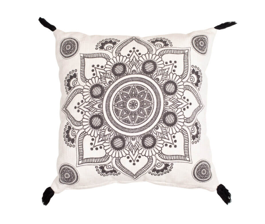 BOHO PILLOW COVER in color made of 100% Turkish cotton Pillow Cover by buldano in Turkey