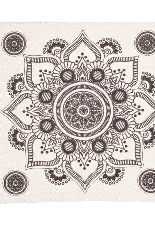 BOHO PILLOW COVER in color made of 100% Turkish cotton Pillow Cover by buldano in Turkey