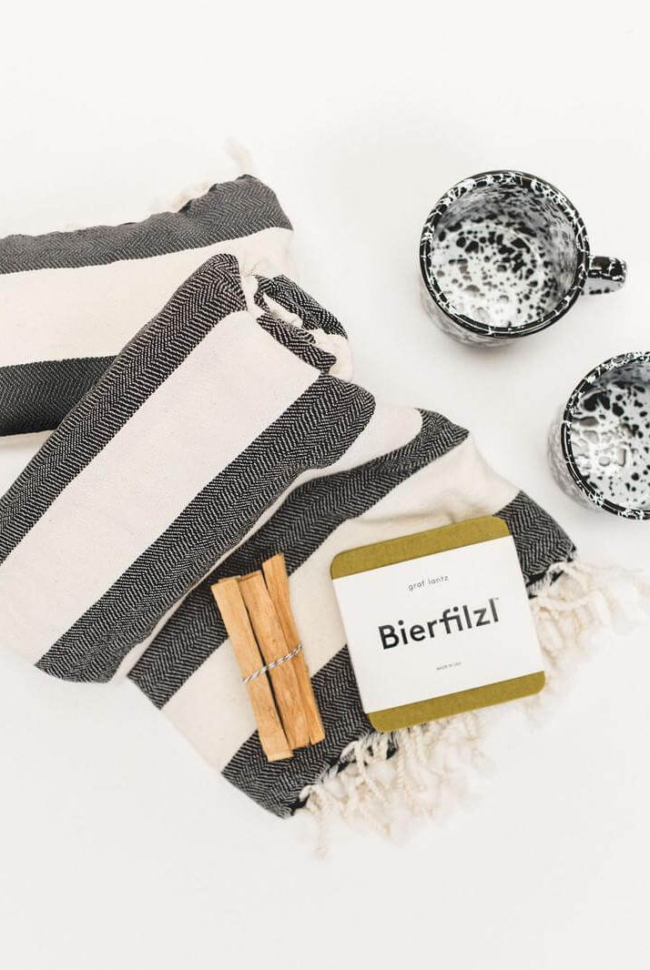 BOLD STRIPED PREMIUM TURKISH TOWEL in color made of 100% Turkish cotton by buldano in Turkey