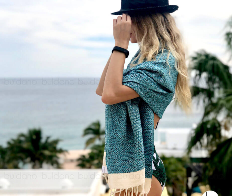 DIAMOND PREMIUM PESHTEMAL in color made of 100% Turkish cotton by buldano in Turkey