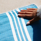 Farm House Turkish Towel without Fringe in color made of 100% Turkish cotton by buldano in Turkey