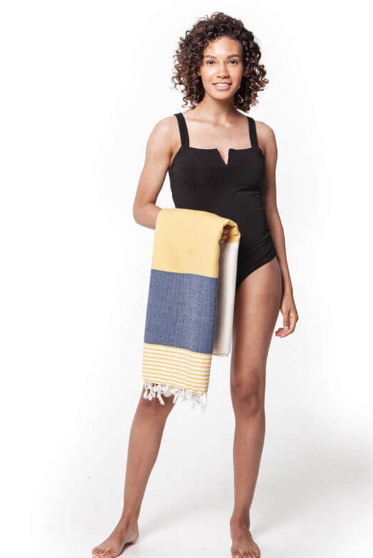 Multi Color Turkish Towel in color made of 100% Turkish cotton by buldano in Turkey