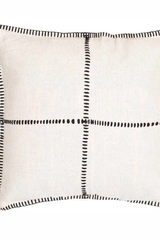 PATCHWORK LINEN/COTTON PILLOW COVER in color made of 100% Turkish cotton Pillow Cover by buldano in Turkey