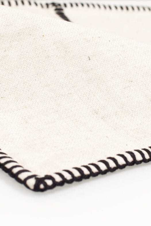 PATCHWORK LINEN/COTTON PILLOW COVER in color made of 100% Turkish cotton Pillow Cover by buldano in Turkey