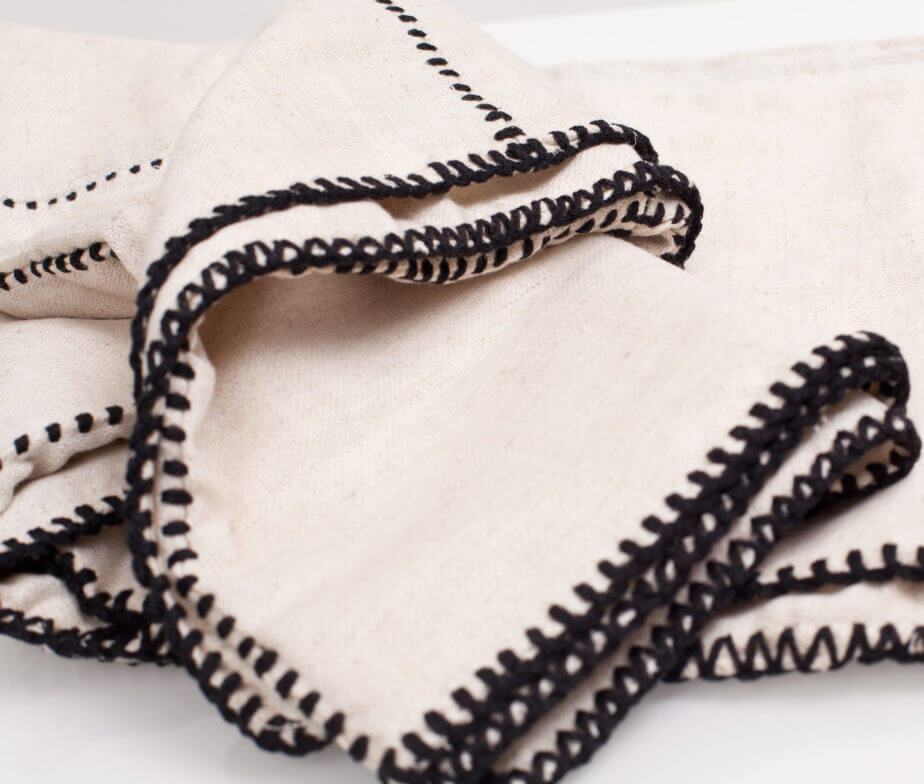 PATCHWORK COTTON / LINEN THROW in color made of 100% Turkish cotton Throw by buldano in Turkey