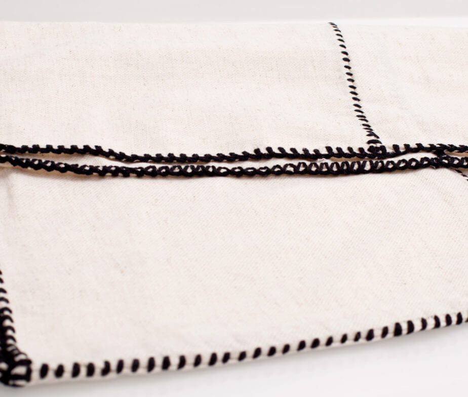 PATCHWORK COTTON / LINEN THROW in color made of 100% Turkish cotton Throw by buldano in Turkey