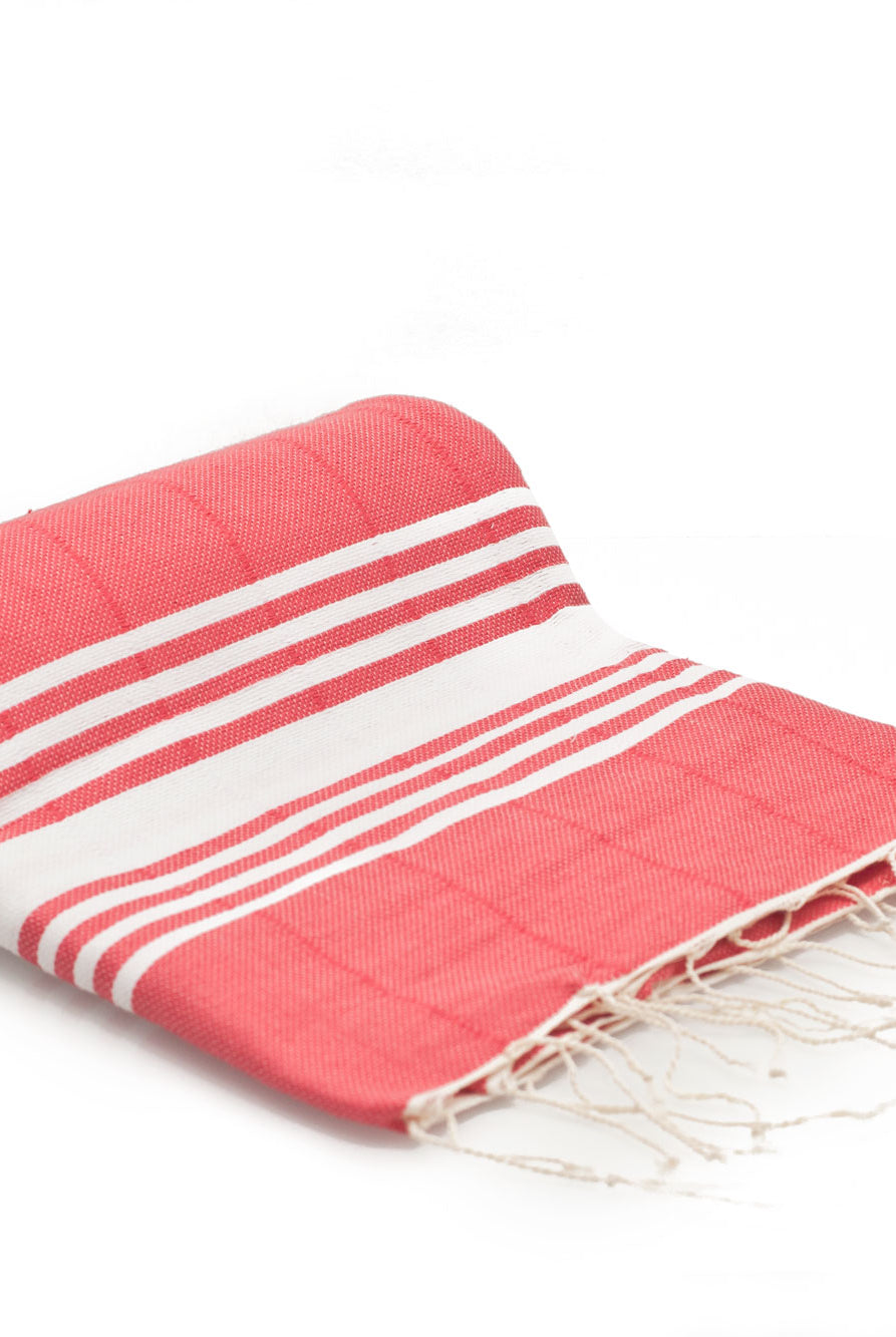 Double Woven Turkish Towel - SAMPLE SALE in color made of 100% Turkish cotton Turkish Towel by buldano in Turkey