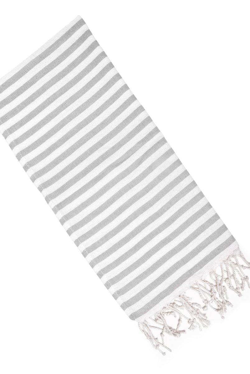 Mini Towel - SAMPLE SALE in Gray color made of 100% Turkish cotton Turkish Towel by buldano in Turkey