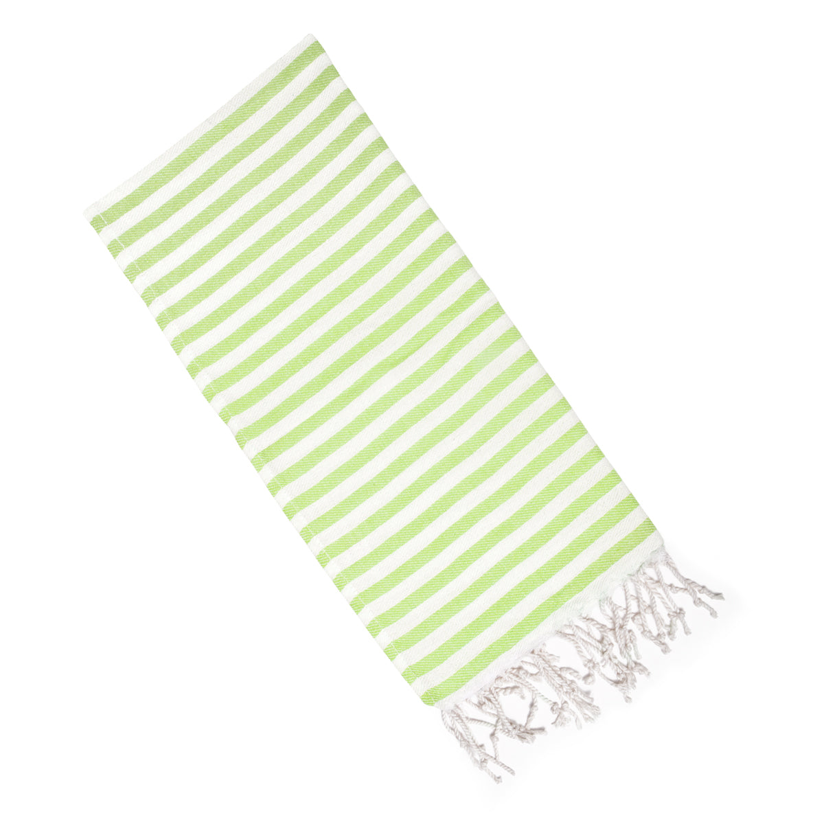 Mini Towel - SAMPLE SALE in Lime Green color made of 100% Turkish cotton Turkish Towel by buldano in Turkey