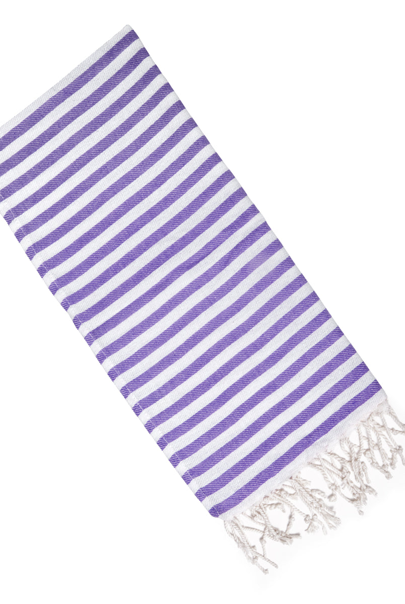 Mini Towel - SAMPLE SALE in Purple color made of 100% Turkish cotton Turkish Towel by buldano in Turkey