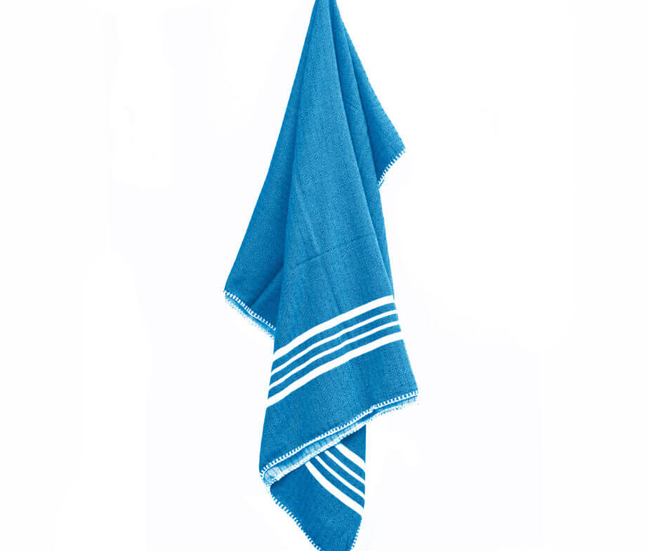 Farm House Turkish Towel without Fringe in color made of 100% Turkish cotton by buldano in Turkey
