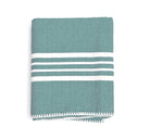 Farm House Turkish Towel without Fringe in Almond Green color made of 100% Turkish cotton by buldano in Turkey