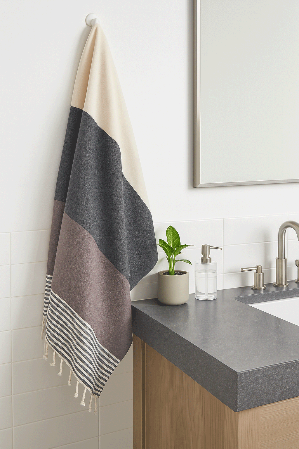 Multi COLOR LUXURY MINI TURKISH TOWEL – SET OF 2 in color made of 100% Turkish cotton Turkish Towel by buldano in Turkey