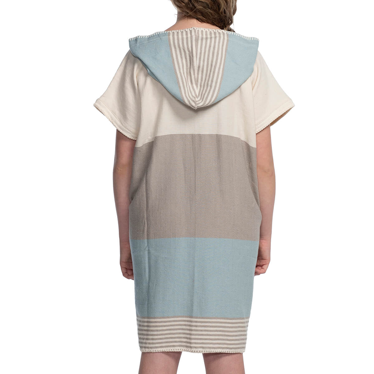 Multi Color Cover Up, Poncho in color made of 100% Turkish cotton Poncho by buldano in Turkey