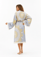Boho Kimono in color made of 100% Turkish cotton Kimono by buldano in Turkey