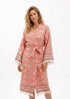 Fish Kimono in color made of 100% Turkish cotton Kimono by buldano in Turkey