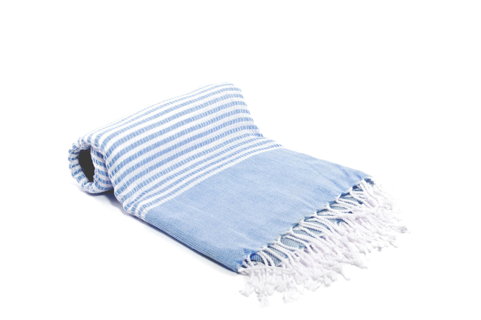 Turkish Towel - SAMPLE SALE in Blue color made of 100% Turkish cotton Turkish Towel by buldano in Turkey