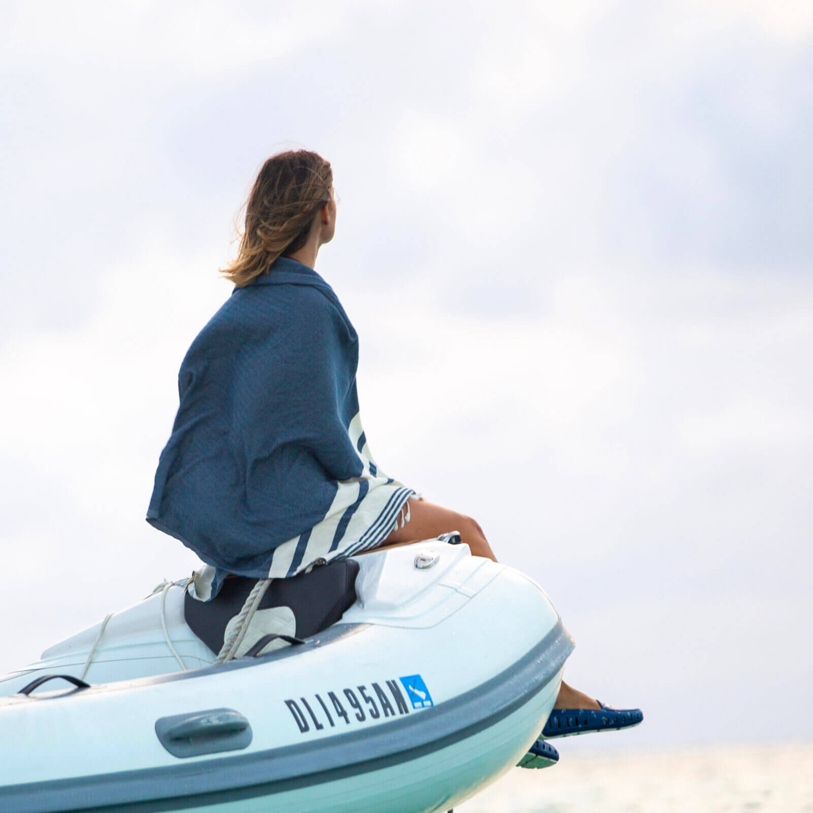 Multi Striped Turkish Towel in color made of 100% Turkish cotton Turkish Towel by buldano in Turkey
