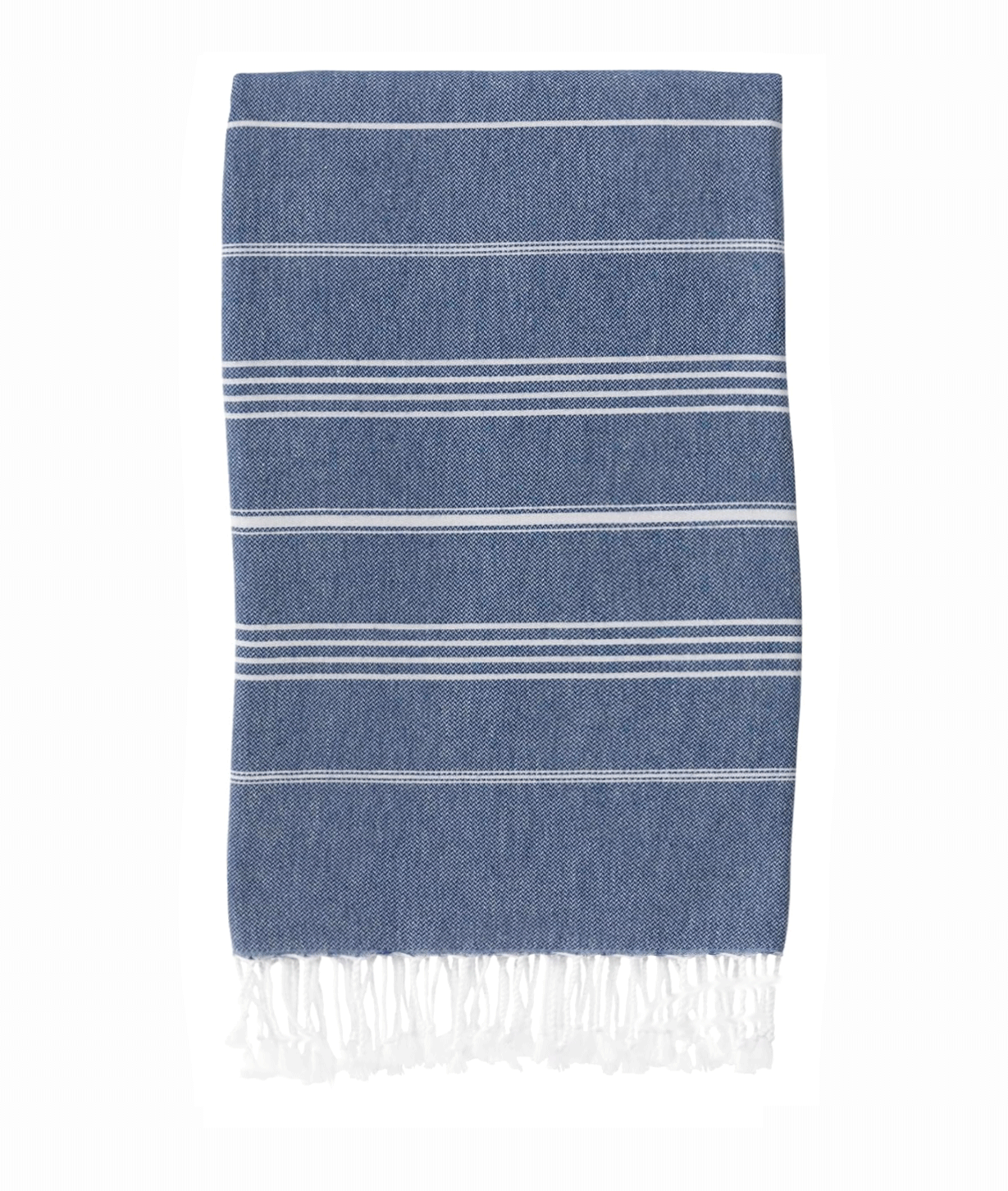 Classic Turkish Towel - Sample Sale in Navy color made of 100% Turkish cotton Turkish Towel by buldano in Turkey