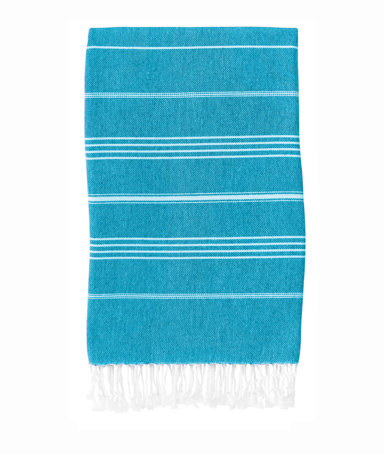 Classic Turkish Towel - Sample Sale in Turquoise color made of 100% Turkish cotton Turkish Towel by buldano in Turkey