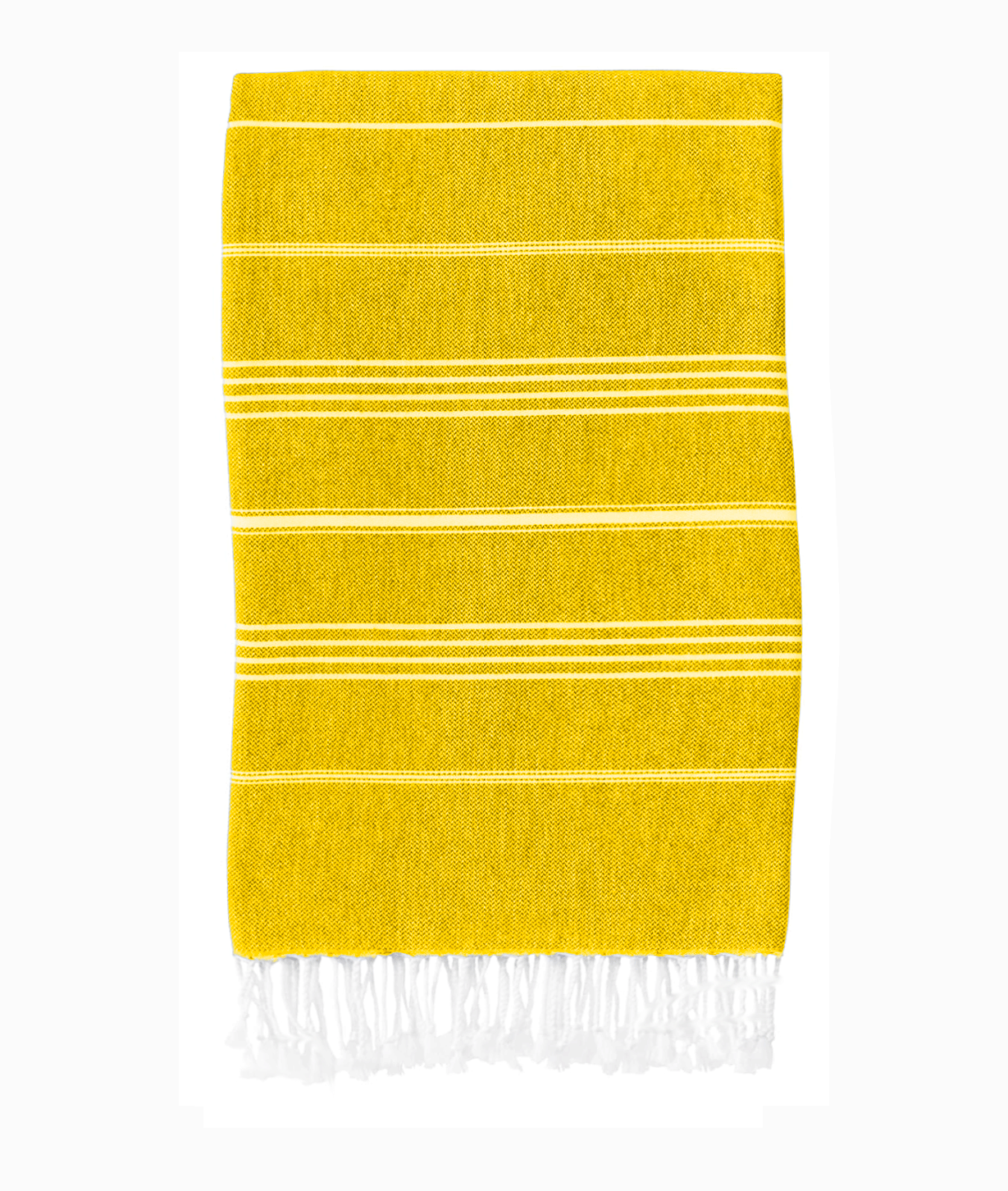 Classic Turkish Towel - Sample Sale in Yellow color made of 100% Turkish cotton Turkish Towel by buldano in Turkey