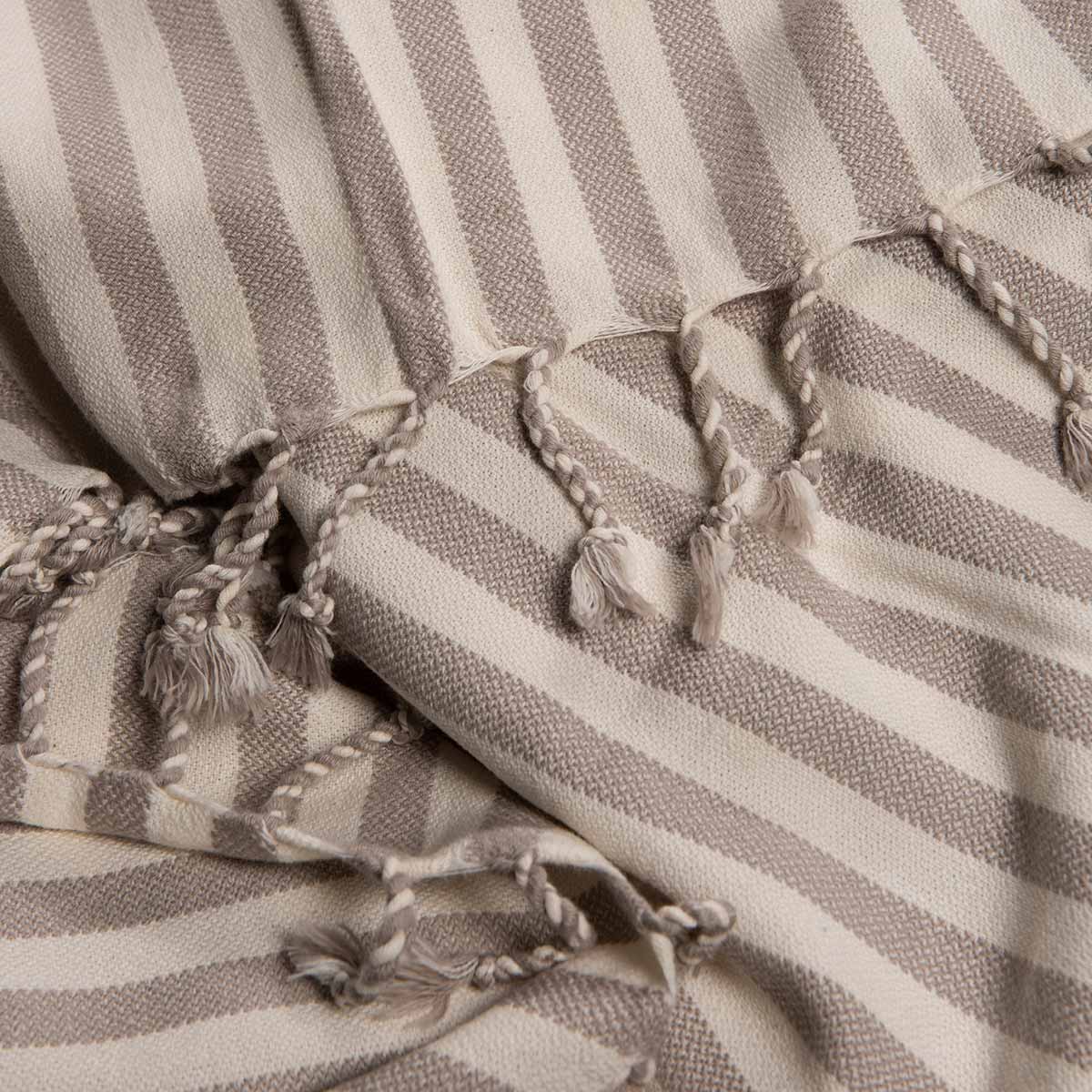 Vertical Striped Turkish Towel With Fringe in color made of 100% Turkish cotton Turkish Towel by buldano in Turkey