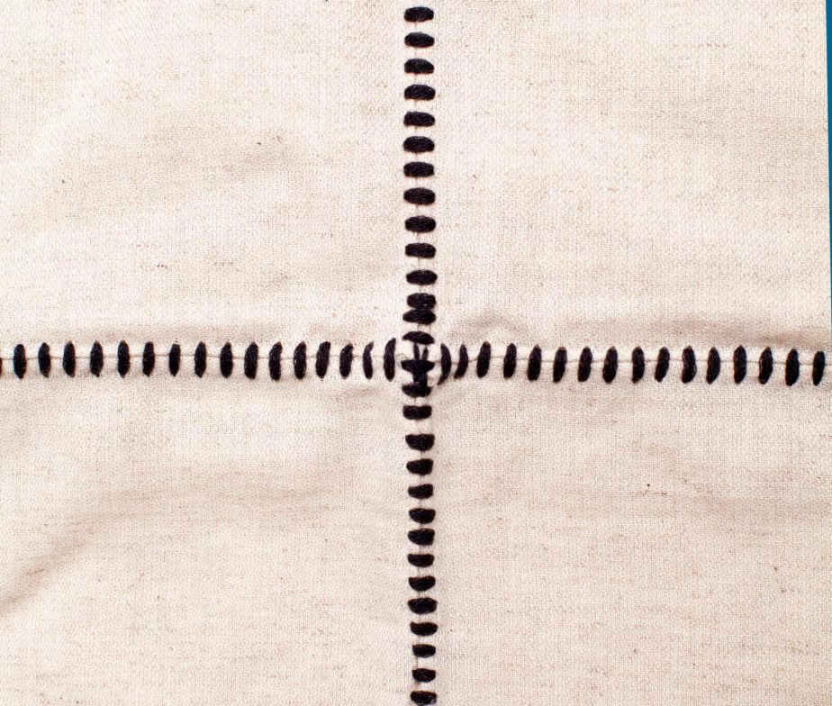 PATCHWORK COTTON / LINEN THROW in color made of 100% Turkish cotton Throw by buldano in Turkey