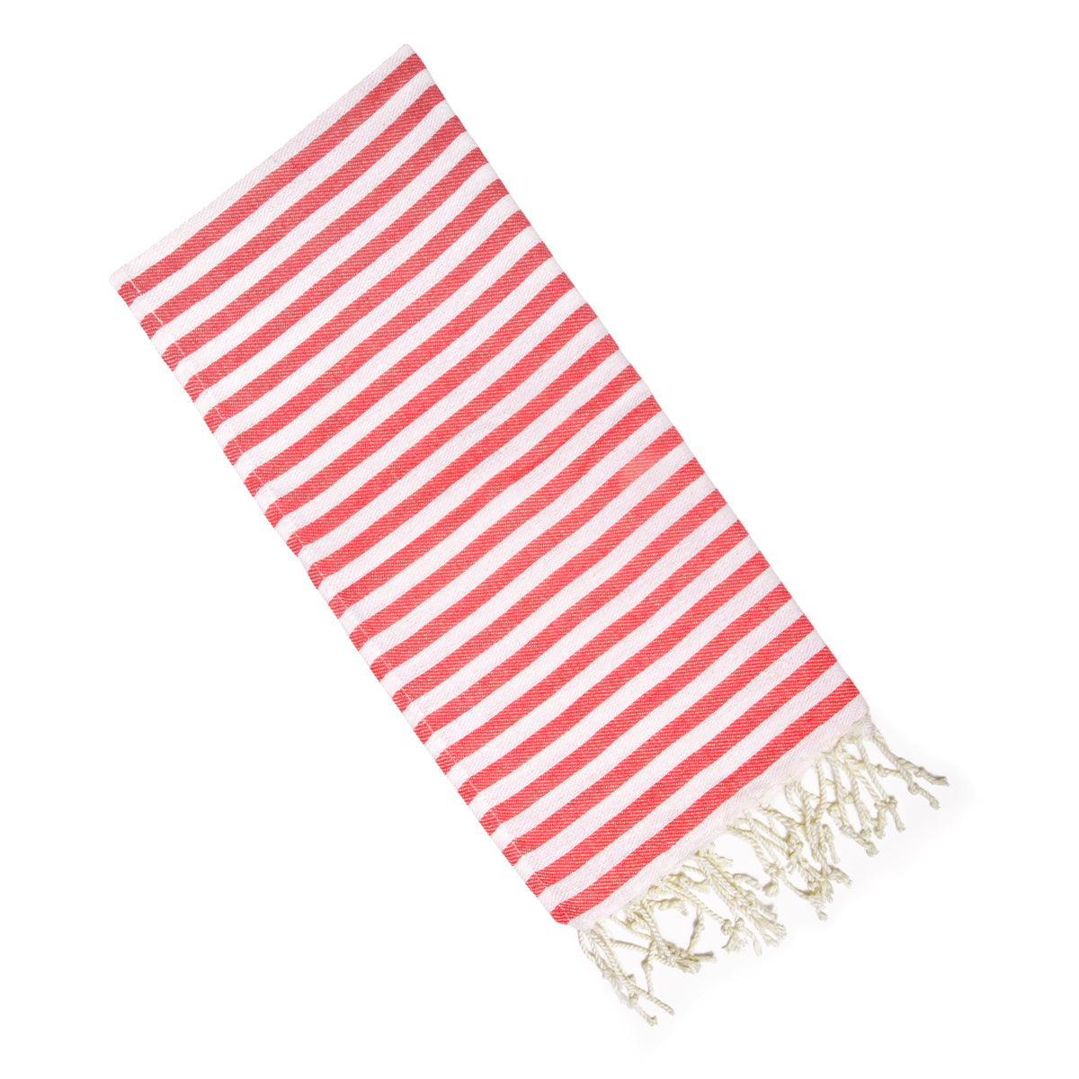 Mini Towel - SAMPLE SALE in Red color made of 100% Turkish cotton Turkish Towel by buldano in Turkey