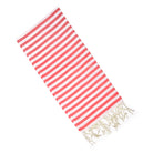 Mini Towel - SAMPLE SALE in Red color made of 100% Turkish cotton Turkish Towel by buldano in Turkey