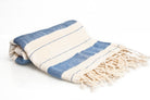 Turkish Towel - SAMPLE SALE in Blue color made of 100% Turkish cotton Turkish Towel by buldano in Turkey